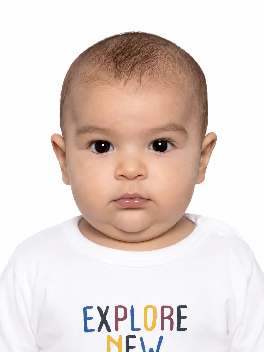 Biometrisches Baby Passfoto in Immensee für Schweizer Pass und ID – Fotoatelier Mariano